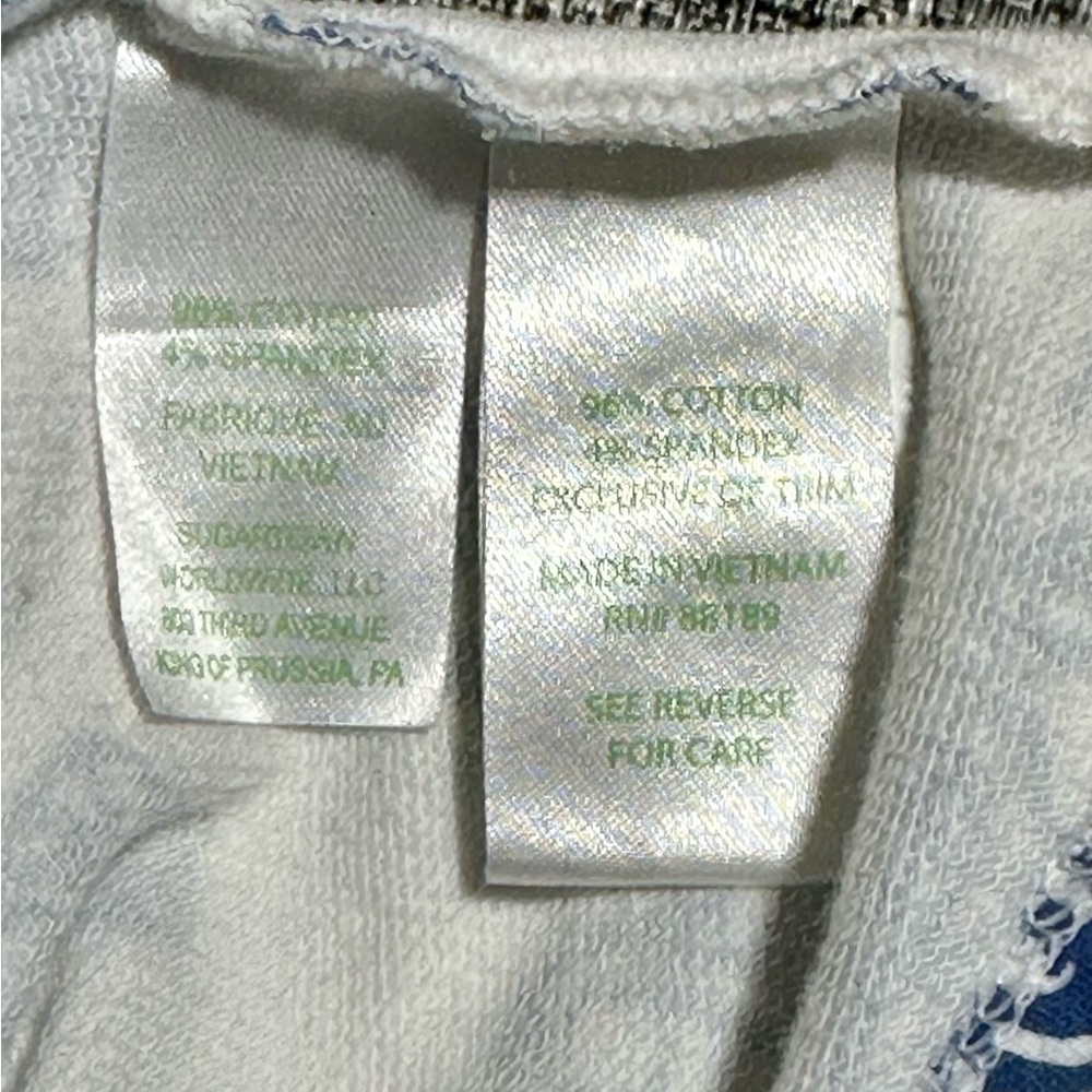 Lilly Pulitzer Blue White Elephant Popover Sweater Size M - Picture 6 of 6